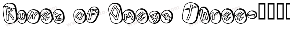Runez of Omega Three字体转换